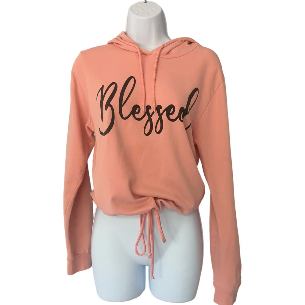 Pink “Blessed” Hoodie - Picture 1 of 6